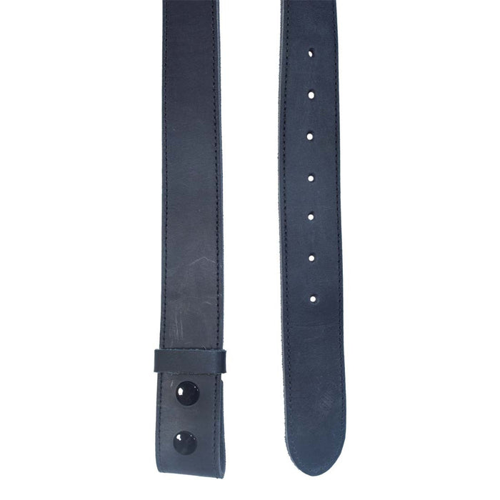 Rustic Thick Leather Snap On Belt