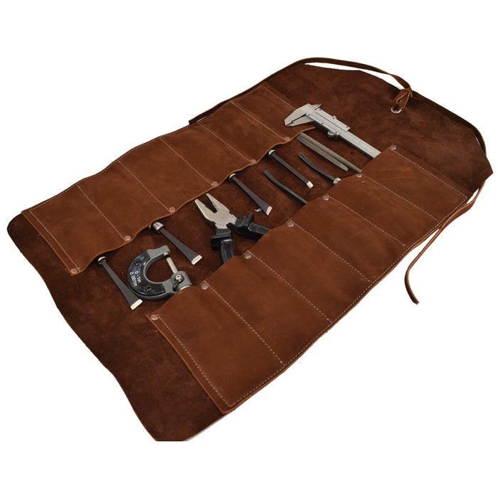 Ramelson Pocket Leather Tool Roll 12 Pocket by Woodcraft