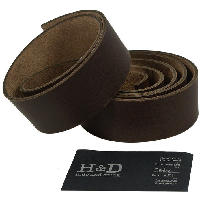 Thick Leather Strap 1.25" Wide, 3.5mm Thick