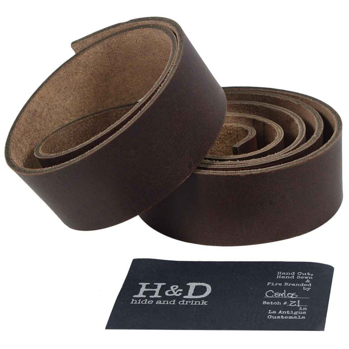 Thick Leather Strap 60" Long, 1.50" Wide, 3.5mm Thick