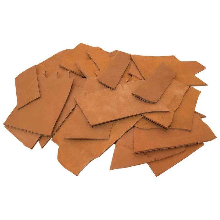 Leather Scraps 4 Lb. (3.5mm Thick)